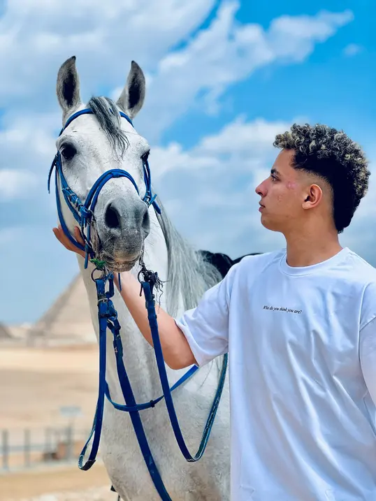 Sleeve white printed T-shirt 